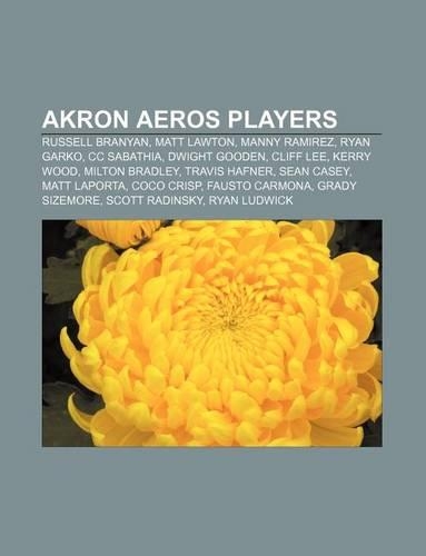 Akron Aeros Players: Russell Branyan, Matt Lawton, Manny Ramirez, Ryan Garko, CC Sabathia, Dwight Gooden, Cliff Lee, Kerry Wood, Milton Bradley