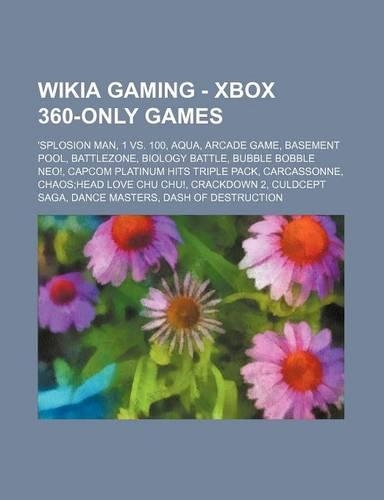 Gaming - Xbox 360-Only Games: 'Splosion Man, 1 vs. 100, Aqua, Arcade Game, Basement Pool, Battlezone, Biology Battle, Bubble Bobble Neo!, Capcom Platinum Hits Triple Pack, Carcas