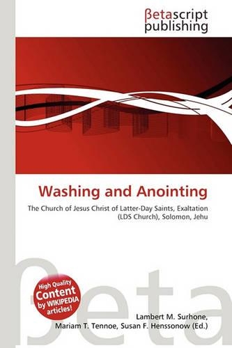 Washing and Anointing