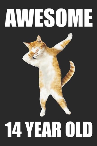 Awesome 14th Birthday Dabbing Cat
