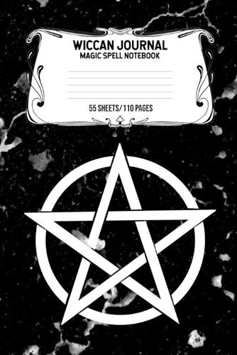 Wiccan Journal Magic Spell Notebook 55 Sheets/110 Pages