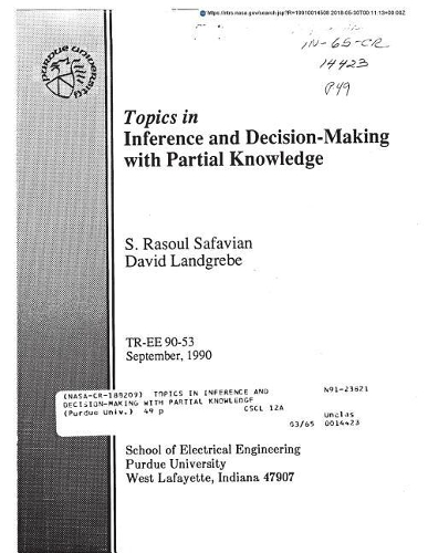 Topics in Inference and Decision-Making with Partial Knowledge