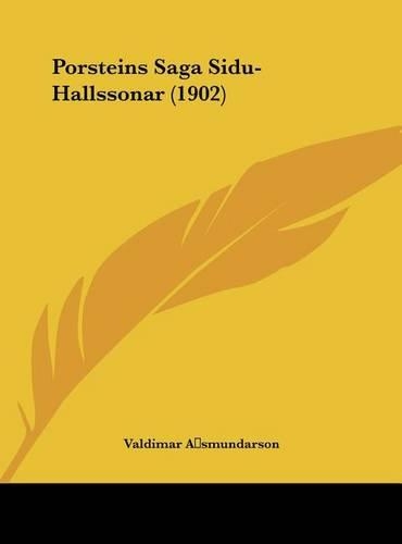 Porsteins Saga Sidu-Hallssonar (1902)