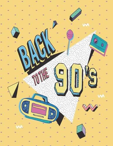 Black to the 90's: Black to the 90's on yellow cover (8.5 x 11) inches 110 pages, Blank Unlined Paper for Sketching, Drawing, Whiting, Journaling & Doodling(4 Black to the 90's on Yellow Sketchbook)