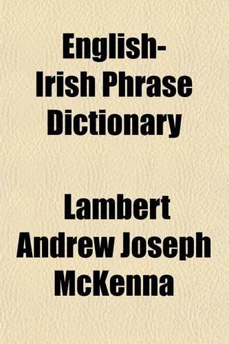 English-Irish Phrase Dictionary