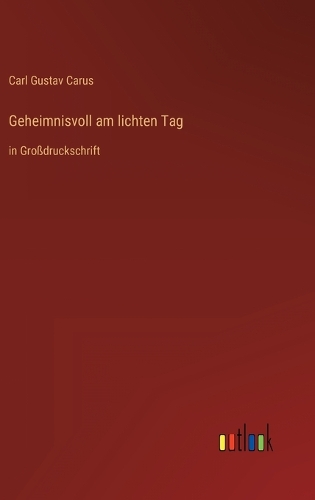Geheimnisvoll am lichten Tag: in Großdruckschrift