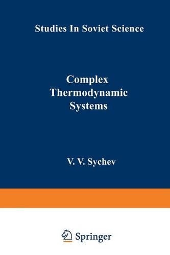 Complex Thermodynamic Systems: (Studies in Soviet Science)