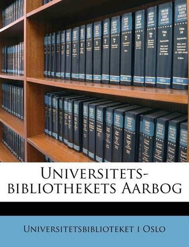 Universitets-Bibliothekets Aarbog