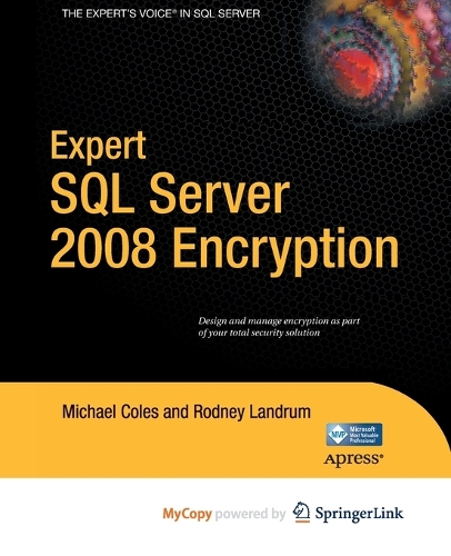 Expert SQL Server 2008 Encryption