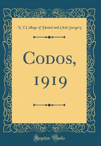 Codos, 1919 (Classic Reprint)