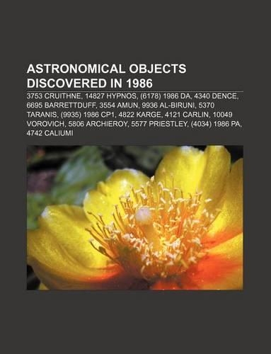 Astronomical Objects Discovered in 1986