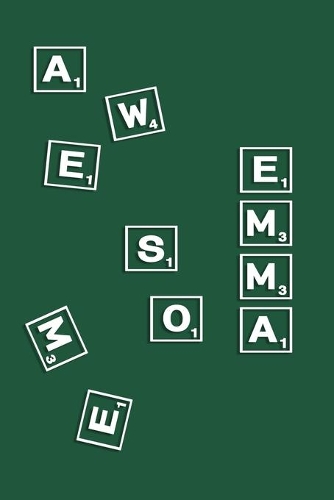 Emma: Personalized Name Notebook/Journal Gift For Women, Men Boys & Girls 100 Pages Scrabble Gift for School, Writing Poetry, Diary to Write in, Gratitude
