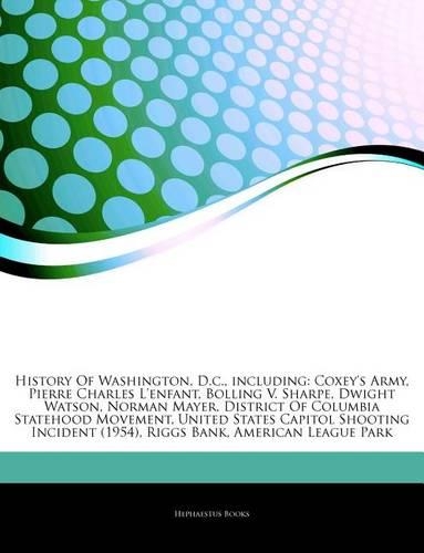 Articles on History of Washington, D.C., Including