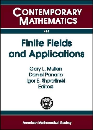 Finite Fields and Applications: Eighth International Conference on Finite Fields and Applications, July 9-13, 2007, Melbourne, Australia(Contemporary Mathematics)