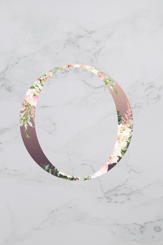 O: Initial Monogram Journal to write in Positive Thoughts for Women Teens Girls gifts holidays