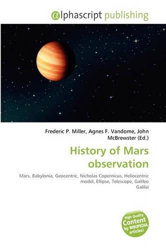 History of Mars Observation