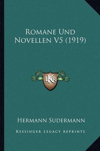 Romane Und Novellen V5 (1919)