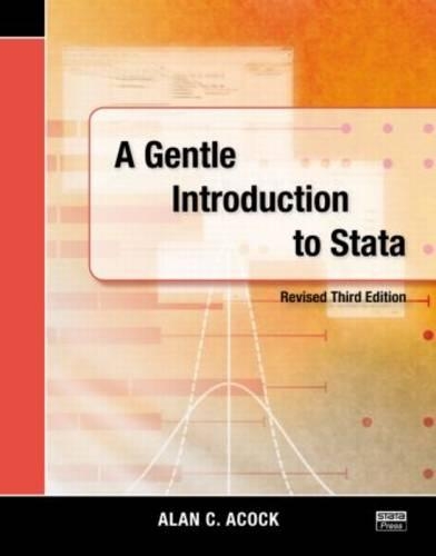 A Gentle Introduction to Stata, Revised Third Edition