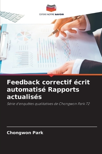 Feedback correctif écrit automatisé Rapports actualisés