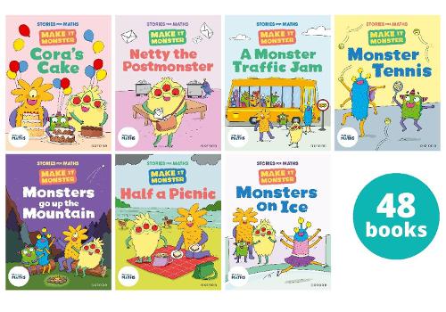 Stories for Maths: KS1: Make it Monsters (48 book pack)