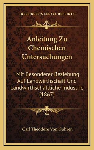 Anleitung Zu Chemischen Untersuchungen