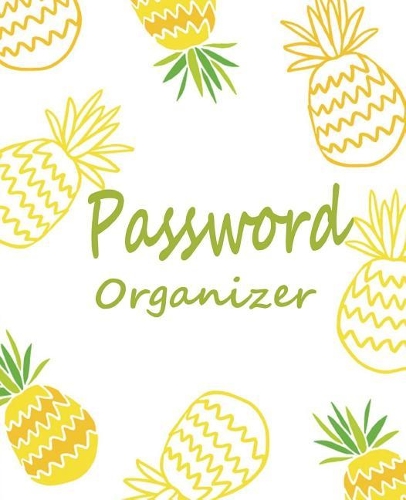Password organizer: Password keeper book, 7.5x9.25" 120 pages, 2 entries per page, big column to write all necessary in one place. This book is perfect to keep all your