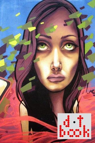 The Dot Book - A Dot Grid Notebook for Graphic Designers - Graffiti Series: 46