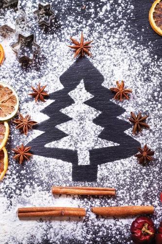 Holiday Powdered Suger Notebook: 150 Page Holiday Notebook Journal