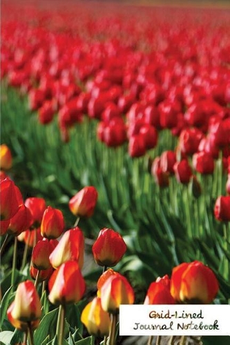 Grid-Lined Journal Notebook.: (Diary, Notebook) Glossy And Soft Cover, Grid-Lined Journal, Grid-Lined Notebook, Graph, 100 Grid-Lined Pages, Size 6" x 9"(Grid-Lined Flower Edition.)