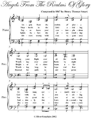 Angels We Have Heard On High Elementary Piano Sheet Music