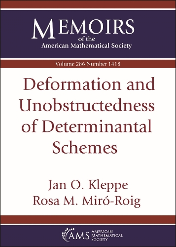 Deformation and Unobstructedness of Determinantal Schemes: (Memoirs of the American Mathematical Society)