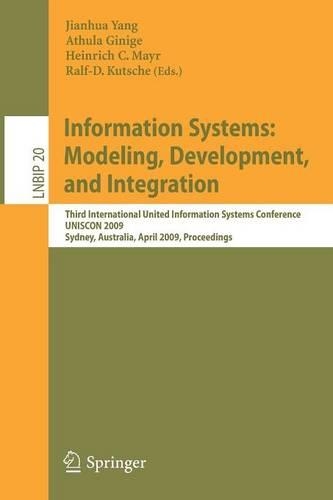 Information Systems: Modeling, Development, and Integration