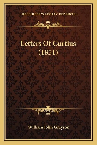 Letters Of Curtius (1851)