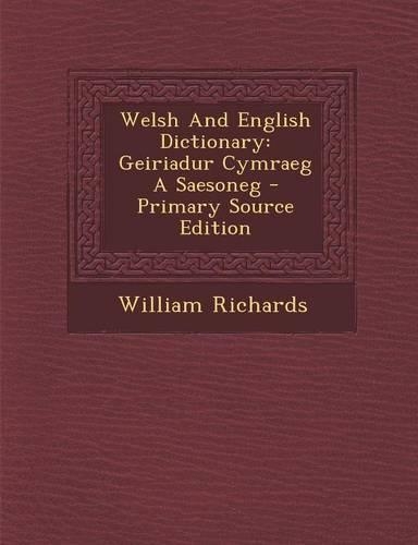 Welsh and English Dictionary