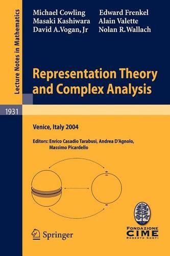 Representation Theory and Complex Analysis