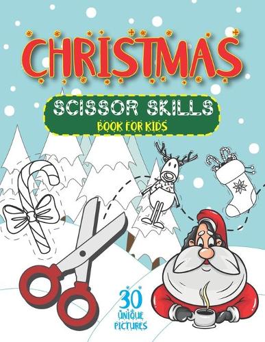 Christmas Scissor Skills Book for Kids