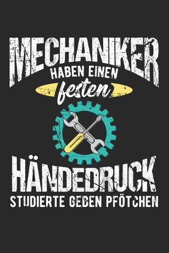 Mechaniker Haben Einen Festen Händedruck Studierte Geben Pfötchen