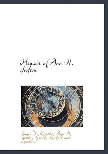 Memoir of Ann H. Judson