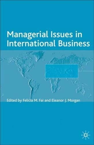 Managerial Issues in International Business