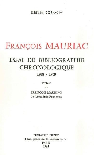Francois Mauriac