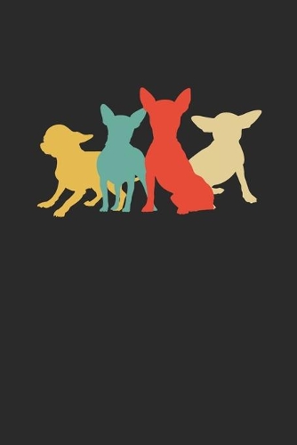 Chihuahua Retro: Chihuahuas Notebook, Graph Paper (6" x 9" - 120 pages) Animal Themed Notebook for Daily Journal, Diary, and Gift