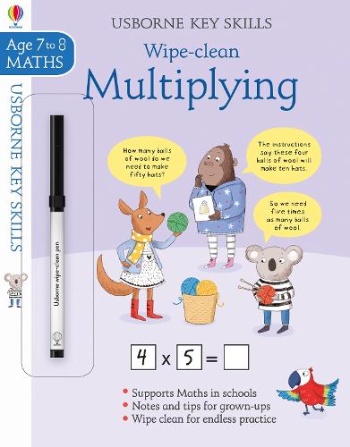 Wipe-Clean Multiplying 7-8: (Key Skills)