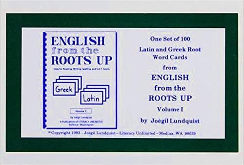 English from the Roots Up Vol 1 Flash Cards