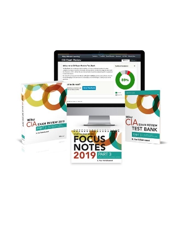Wiley CIA Exam Review 2019, Part 3: Business Knowledge for Internal Auditing: Test Bank + Focus Notes + Text Set