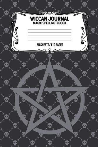 Wiccan Journal Magic Spell Notebook 55 Sheets/110 Pages