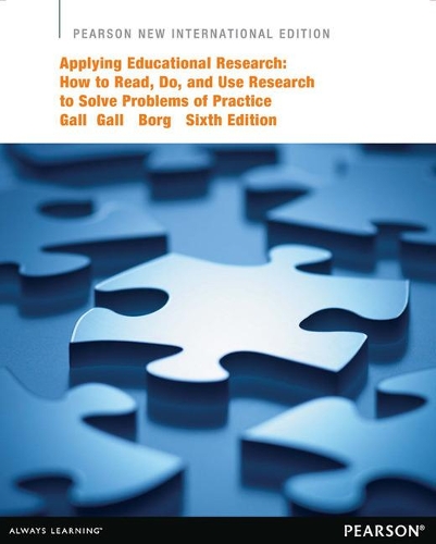Applying Educational Research Pearson New International Edition, plus MyEducationLab without eText