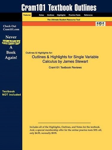 Studyguide for Single Variable Calculus by Stewart, James, ISBN 9780495011613