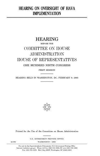 Hearing on Oversight of Hava Implementation