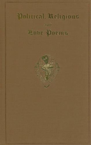 Political, Religious and Love Poems, from Lambeth MS. 306 and other sources
