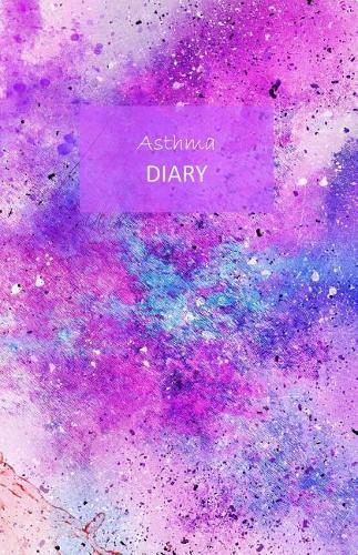 Asthma Diary: 1 Year undated Asthma symptoms tracker including Medications, Triggers, Peak flow meter section, charts and Exercise tracker. Monday start week. 8.5